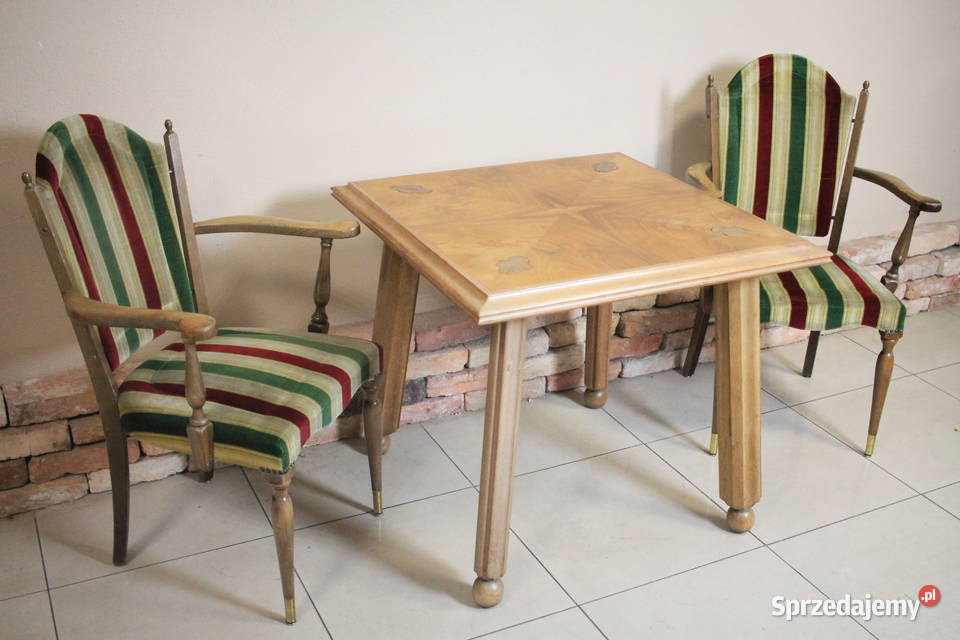 Stół jadalniasalon komplet krzeseł Stoły, krzesła, biurka Pszczyna sprzedam