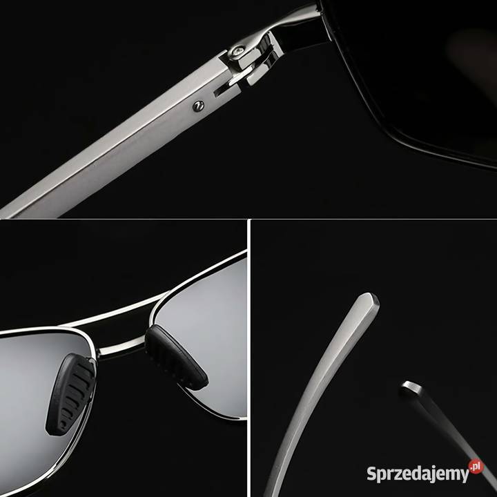 OKULARY PRZECIWSŁONECZNE BLACKGUN BLACK Dla mężczyzn Mysłowice sprzedam