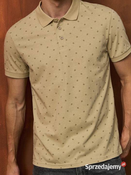 koszulka męska polo z nadrukiem Sinsay sprzedam