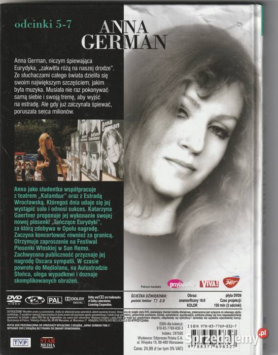ANNA GERMAN tom 2 ODCINKI 57 DVD DVD mazowieckie Pruszków
