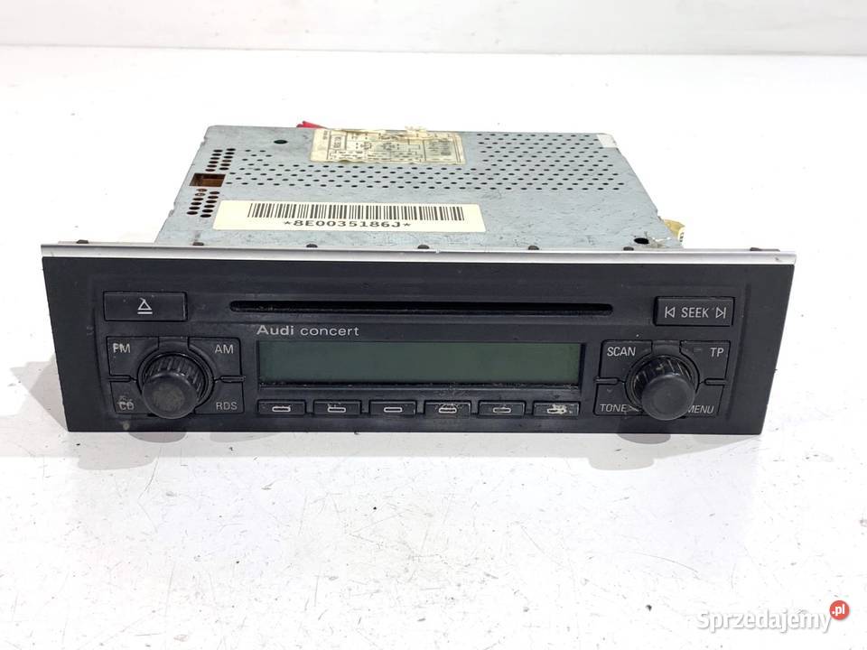 RADIO AUDI A4 B6 8E0035186J 0005 ODTWARZACZ Wyposażenie wnętrza podkarpackie