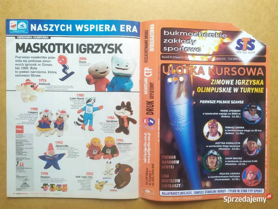 Skarb kibica igrzyska olimpijskie Turyn 2006 Łódź