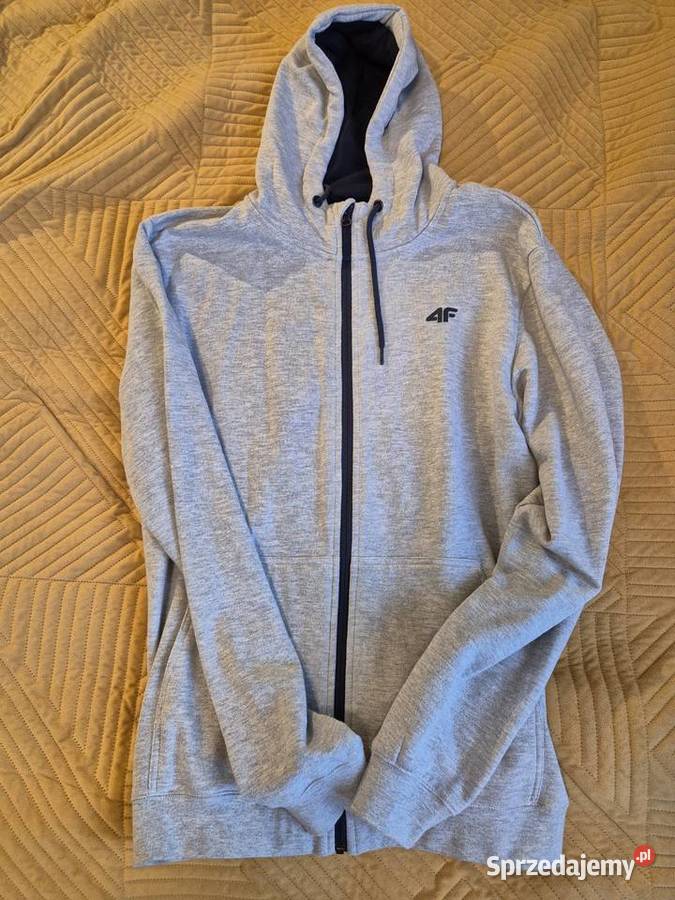Męska ocieplana bluza z kapturem 4F Nowa Warszawa sprzedam