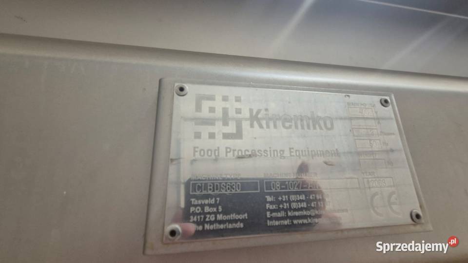 Linia do obierania ziemniaków Kiremko Krotoszyn