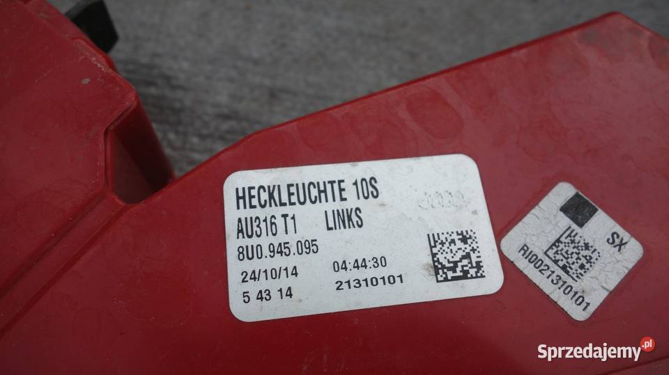 LAMPA TYŁ TYLNA LEWA W ZDERZAK AUDI Q3 8U 11 Ruda Śląska sprzedam