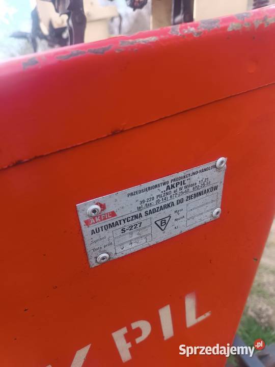 Sadzarka akpil nie czeska solan metchem bomet nieuszkodzony Łopuszno