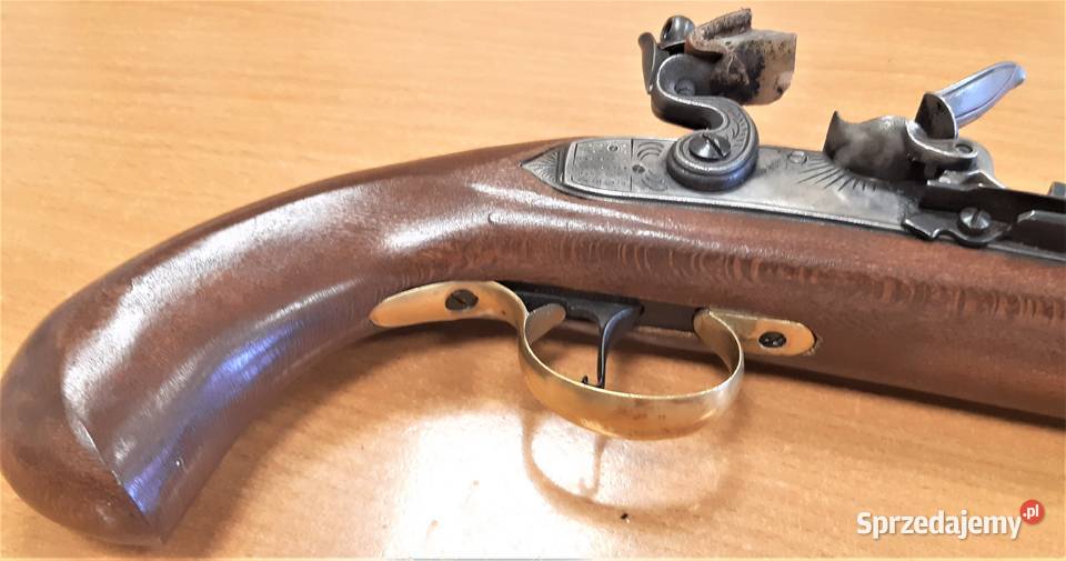 Jednostrzałowy pistolet czarnoprochowy skałkowy Łódź sprzedam