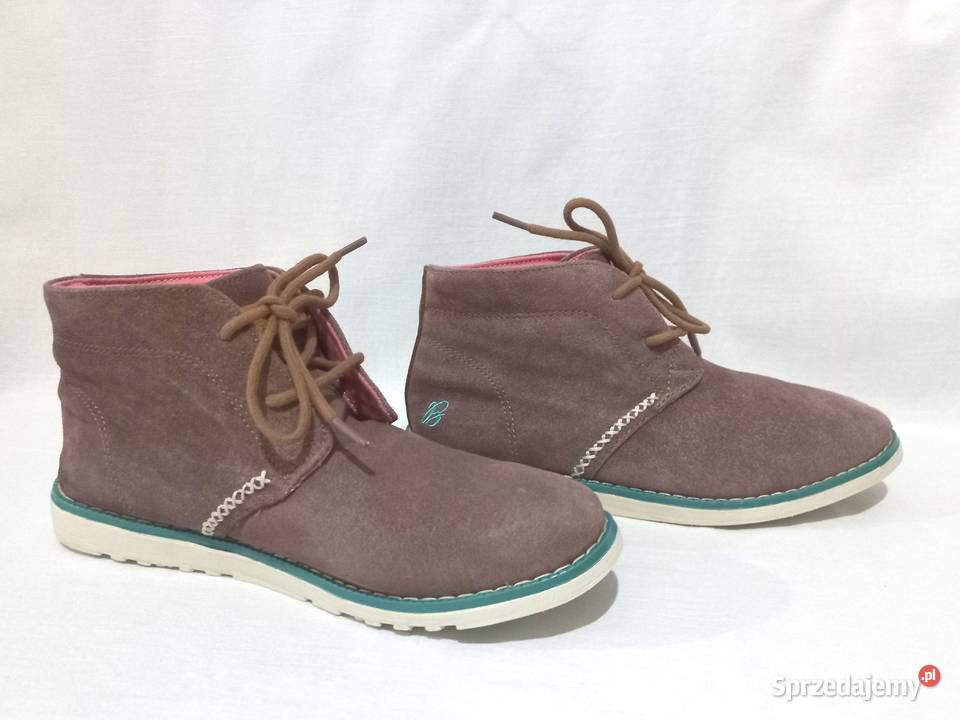 Buty brąz Trzewiki ZAMSZ r 3839 Brakeburn stan skóra Białystok