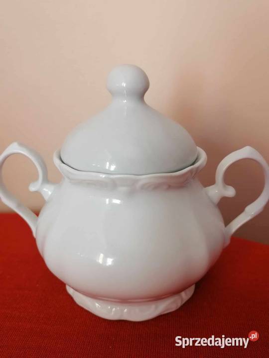 Cukiernica Porcelanowa Biała PRL dolnośląskie Wałbrzych sprzedam