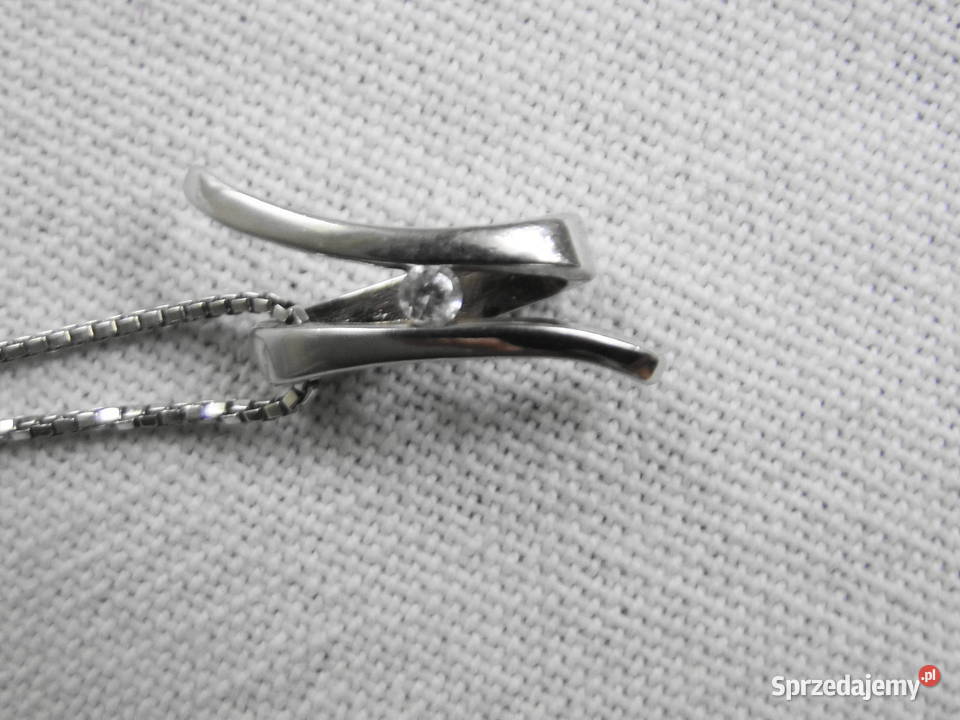 Klasyczny naszyjnik WKruk lata 90te srebro mazowieckie Warszawa