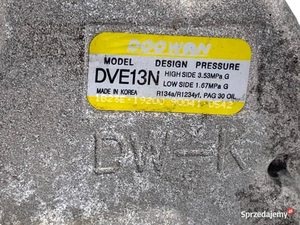 SPRĘŻARKA KLIMATYZACJI HYUNDAI KONA 1B23E19200 sprzedam