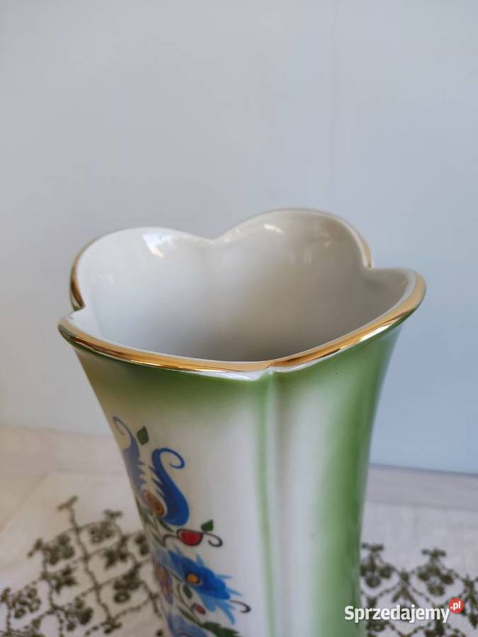 Wazon ceramiczny Lubiana w ludowym stylu Głuchołazy