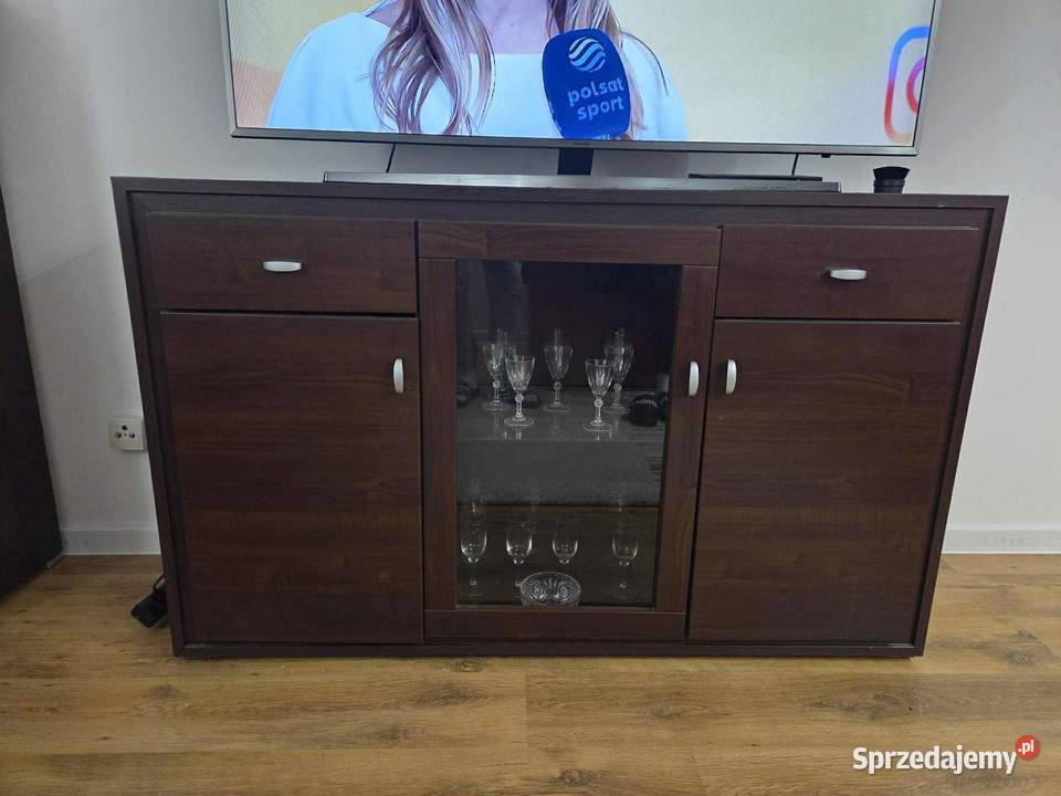 Komoda pod tv szafka z witryna 38cm mazowieckie Radom