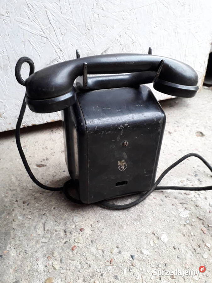 Stary telefon Siemens kolejowy na korbkę mazowieckie Warszawa sprzedam