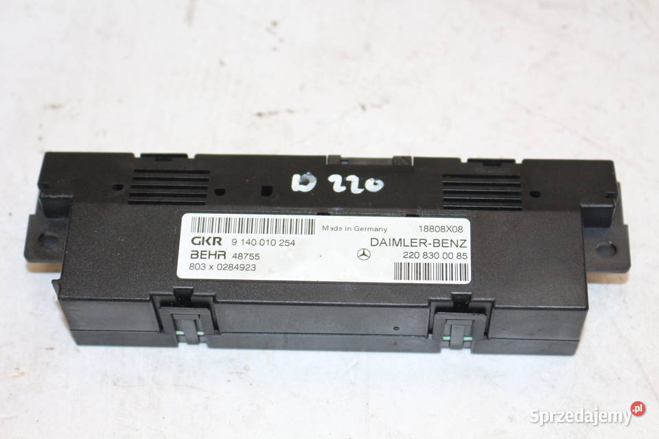 MERCEDES S KLASA W220 MODUŁ STEROWNIK Prochowice