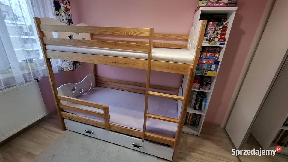 Łóżko piętrowe dwuosoboqe MIKO 160x80 z szufladą Wrocław