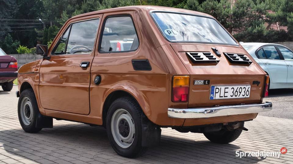 Polski Fiat 126p 1984 r 39 711 ORYGINAŁ w 39711km Zgierz