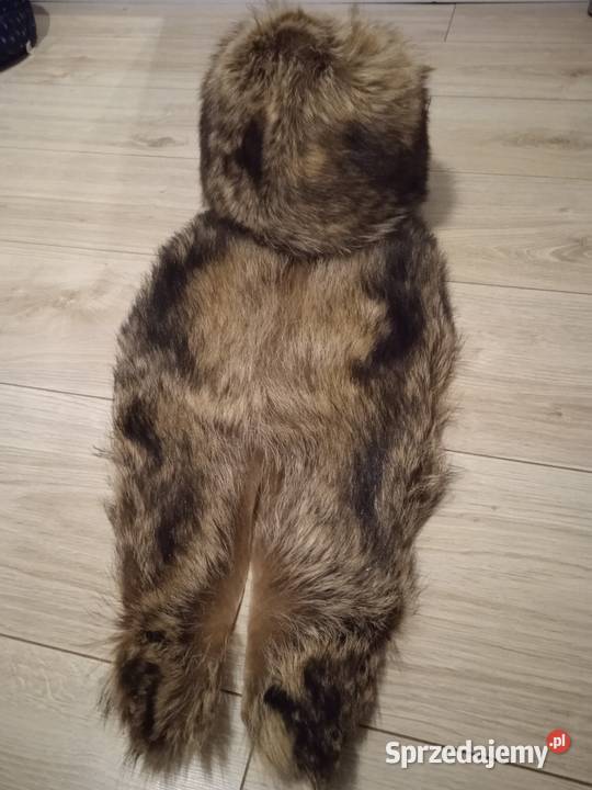 Komplet czapka i kołnierz z naturalnego futra małopolskie