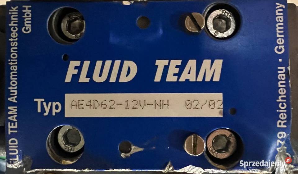 Fluid Team AE4D6212VNH AE4D6212VNH Zawór Poznań
