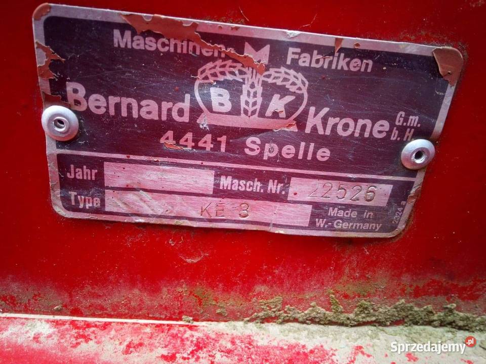Brona wirowa Krone 25m Wał pakiera nowa świętokrzyskie Sandomierz sprzedam