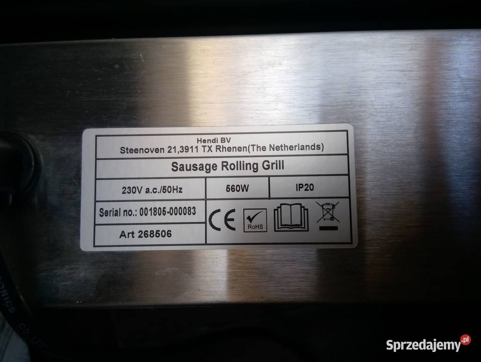 Sprzedam Grill Rolkowy warmińsko-mazurskie Dobre Miasto