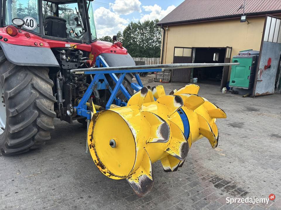 Wał równiarka do pryzm Reck rozbijak traw Myszyniec