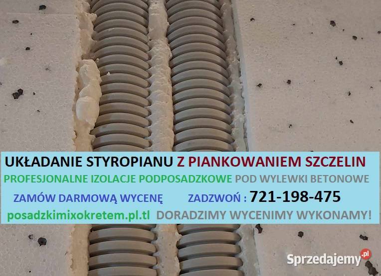 STYROPIAN pod wylewki izolacje ocieplenia podłóg Warszawa