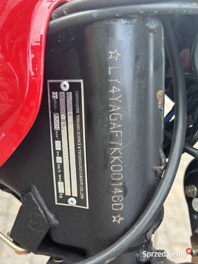 Motorower YINGANG OGAR 202FI Rok produkcji 2019 Pozostałe Piotrków Trybunalski