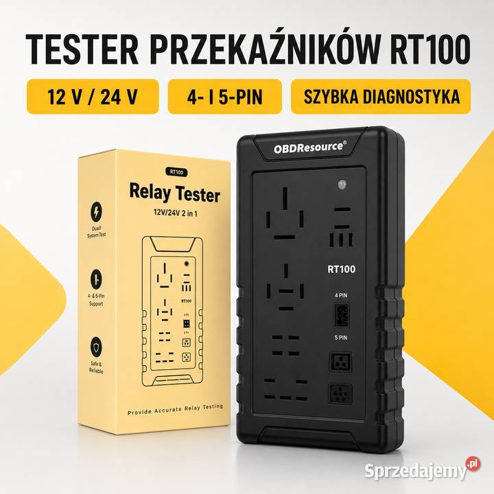 Tester przekaźników samochodowych OBEST RT100