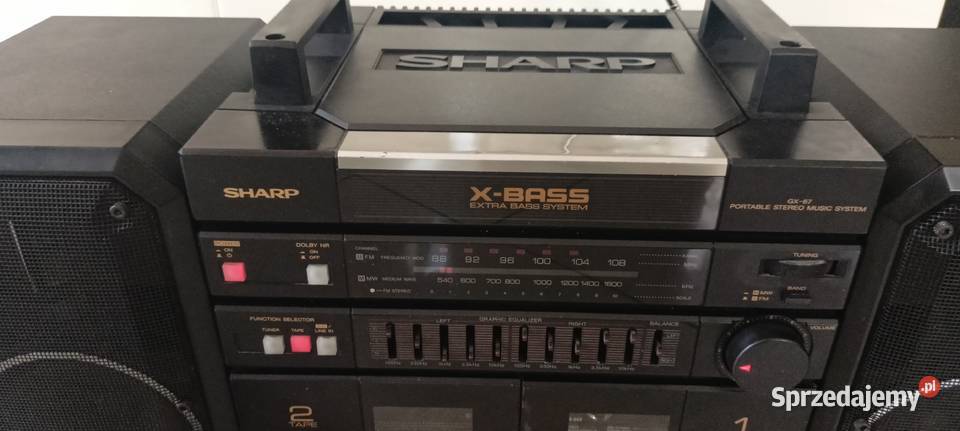 Sharp GX67 radiomagnetofon Sędziszów