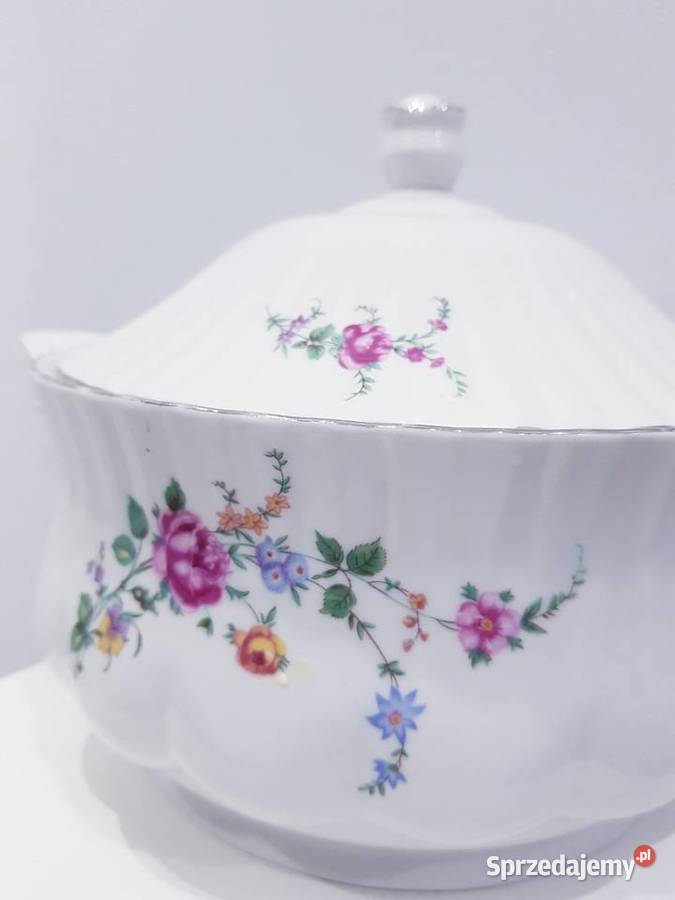 Porcelanowa waza z prlu Chodzież z delikatnym Dąbrowa Górnicza