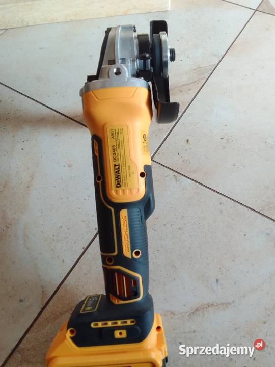 Szlifierka kątowa akumulatorowa Dewalt DCG 405 Góra