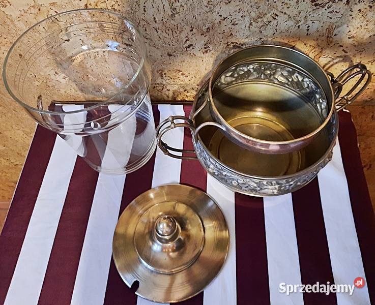 Naczynie mosiężne do ponczu wielkopolskie Ostrów Wielkopolski