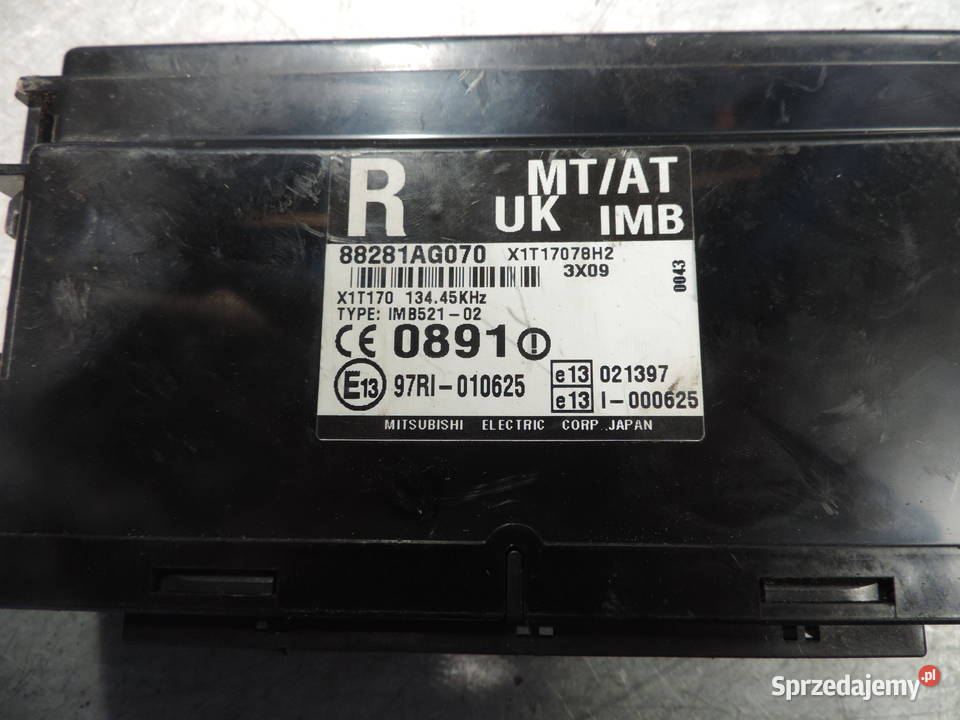 MODUŁ KOMFORTU SUBARU LEGACY IV 88281AG070 Nowy Sącz