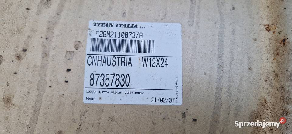 felgi 12x24 124r24 136r24 34085r24 149r24 Nowe Miasto Lubawskie