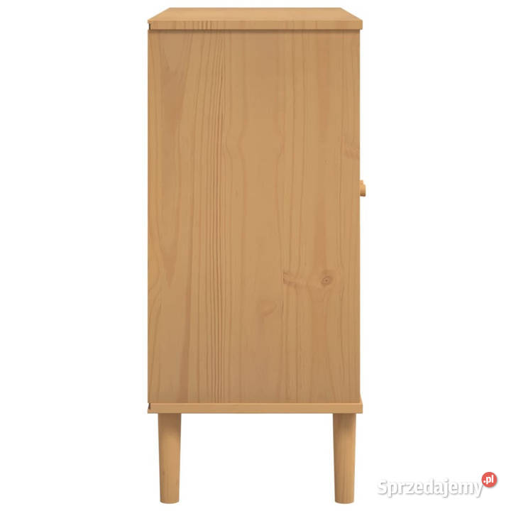 Szafka SENJA imitacja rattanu brązowa 80x35x80 Dom i Ogród