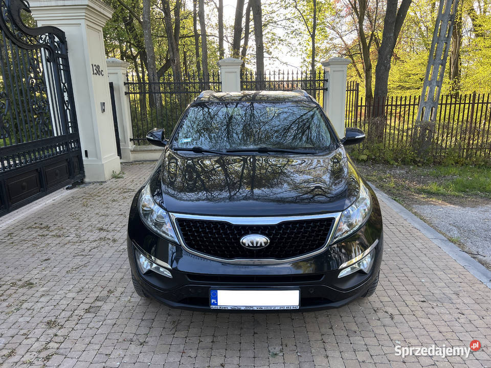 Kia Sportage III Lift 17 CRDi 116 2014r czarny Nowa Słupia