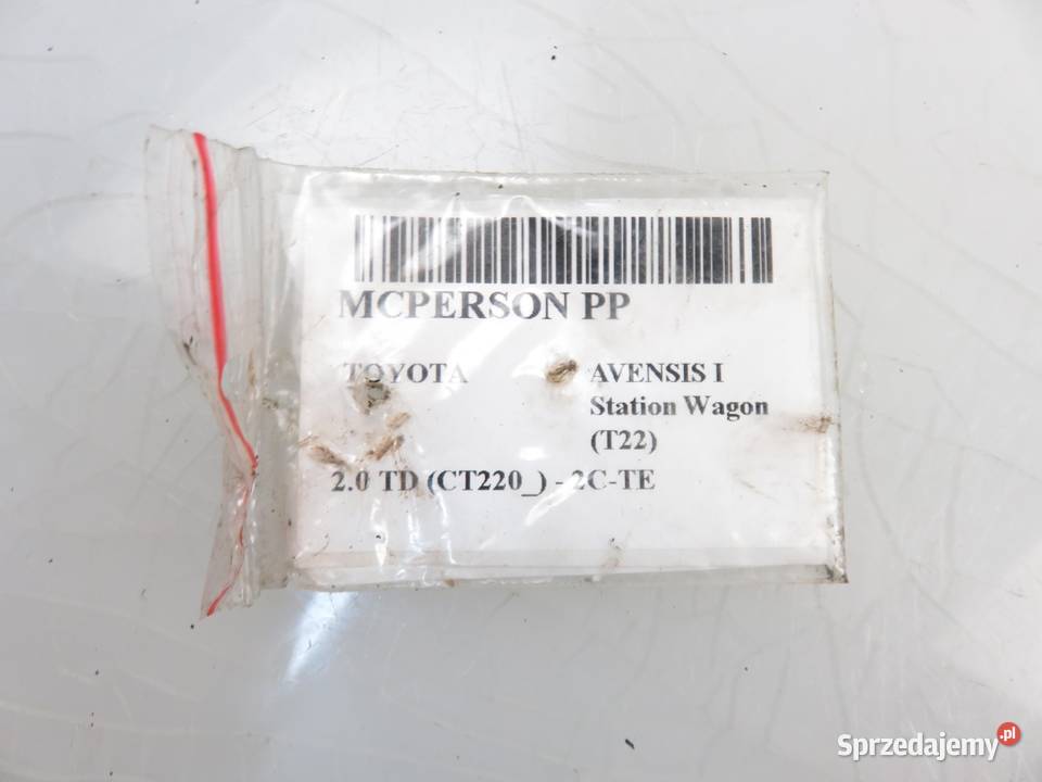 MCPERSON PRAWY PRZEDNI TOYOTA AVENSIS I 20 TD osobowe