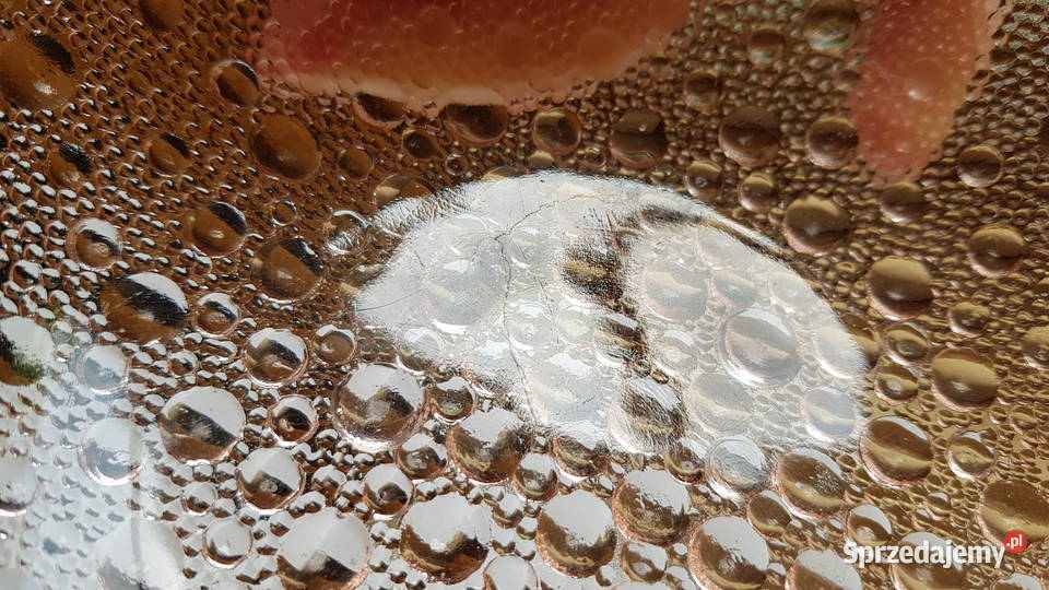 Miseczka Asteroid Ząbkowice kolorowe szkło PRL Dąbrowa Górnicza