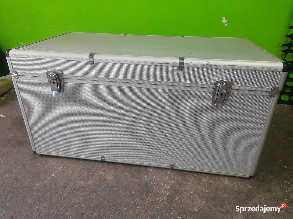 Duzy Kufer Skrzynia Case aluminiowy
