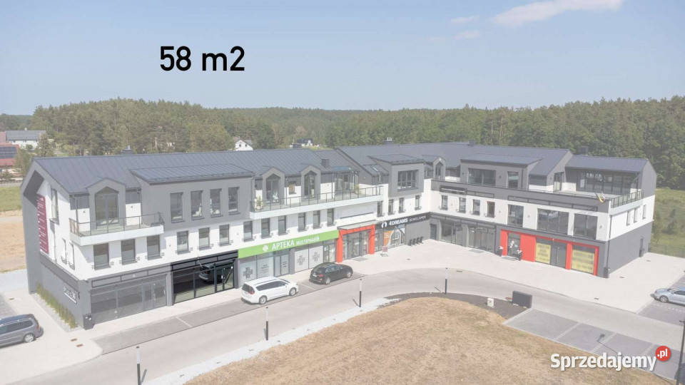 Nowoczesny lokal usługowy w lokalizacji 58m2 Dzierżążno sprzedam