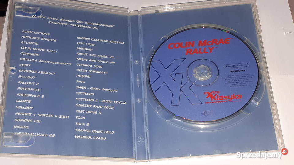 Colin McRae Rally PC CD BOX Codemasters Klasyka Wysokie Mazowieckie