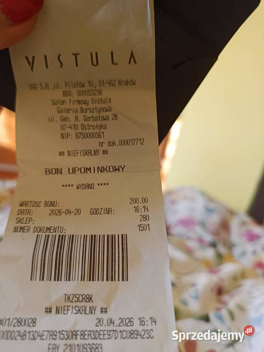 Bon Vistula GIFT CARD 200 Ostrołęka