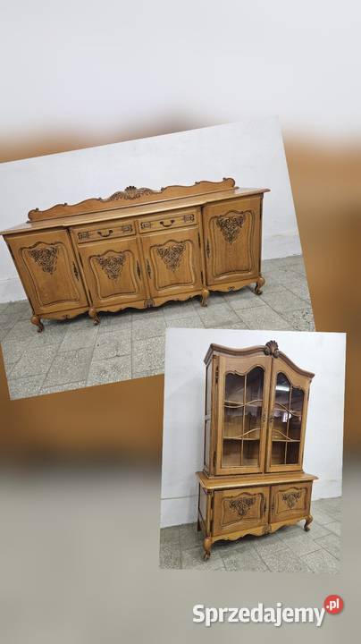 Francuski komplet mebli komoda witryna Komplety mebli Nowy Sącz