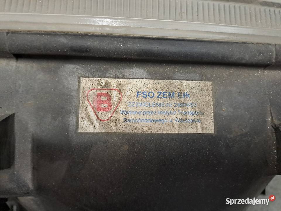 Reflektor prawy przód FSO Polonez Caro Caro Plus Warszawa