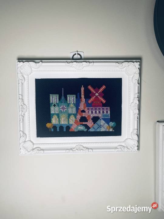 Zestaw haftowanych obrazków Kielce