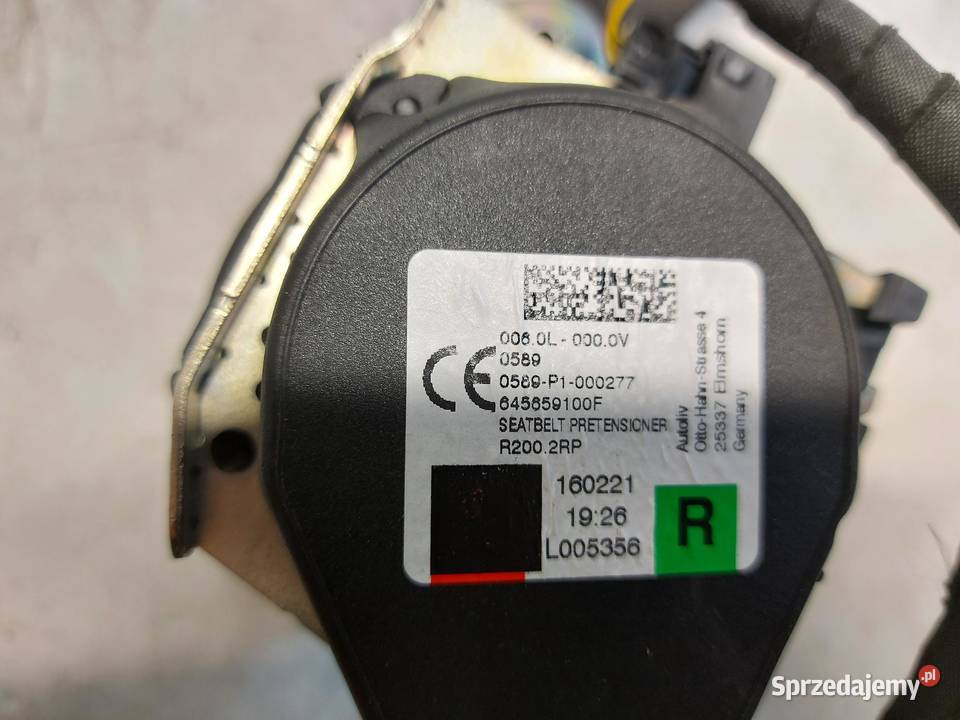 BMW G23 M440i Cabrio Pas bezpieczeństwa tył