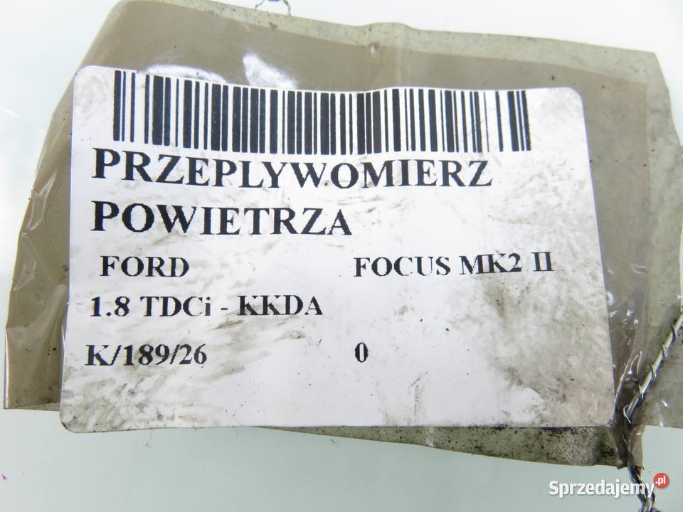 PRZEPŁYWOMIERZ FORD FOCUS MK2 18 TDCi małopolskie