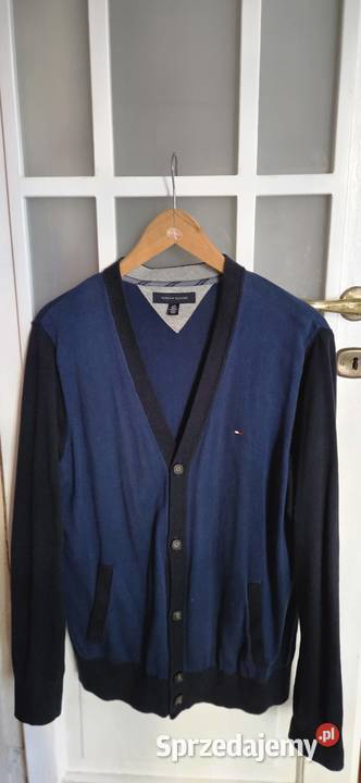Tommy Hilfiger L sweter czerwony bawełna L 100 Warszawa