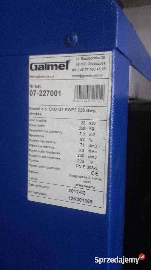 Piec na ekogroszek z podajnikiem